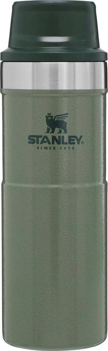 Stanley Trigger-Action Travel Mug 0.47L - Thermosfles - Hammertone Green 1 Stanley Trigger-Action Travel Mug 0.47L - Thermosfles - Hammertone Green