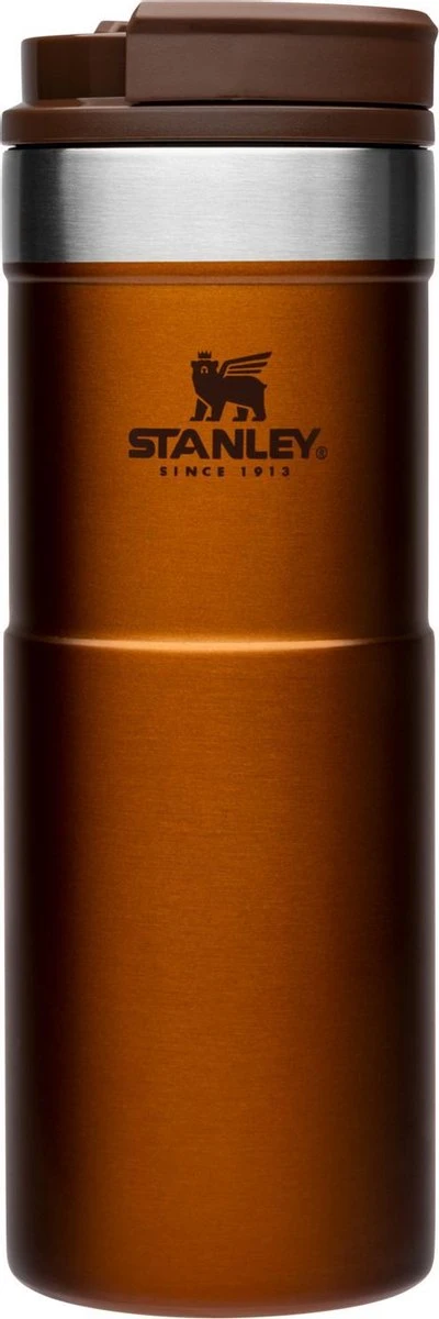Stanley The NeverLeak™ Travel Mug 0,47L NEW - Thermosfles - Maple 1 Stanley The NeverLeak™ Travel Mug 0,47L NEW - Thermosfles - Maple