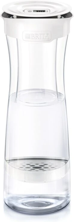 Servies Serie Winkel 22 BRITA - Fill&Serve Waterfilterkaraf - 1,3L - Wit Grafiet - Inclusief 1 MicroDisc Waterfilter