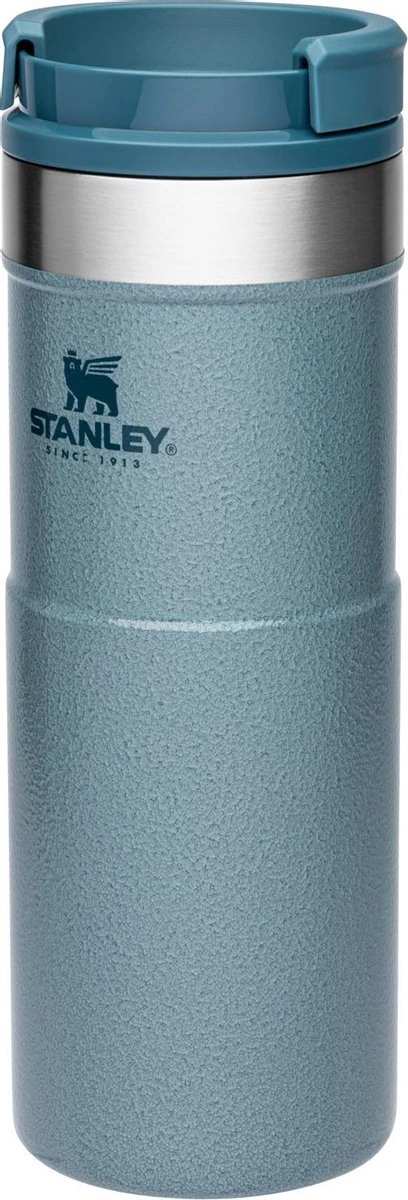 Stanley The NeverLeak™ Travel Mug 0,47L NEW - Thermosfles - Hammertone Ice 7 Stanley The NeverLeak™ Travel Mug 0,47L NEW - Thermosfles - Hammertone Ice - Afbeelding 7