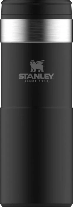 Stanley The NeverLeak™ Travel Mug 0,35L NEW - Thermosfles - Matt Black -Servies Serie Winkel 426x1200