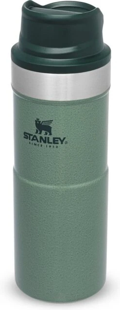 Stanley Trigger-Action Travel Mug 0.35L - Thermosfles - Hammertone Green -Servies Serie Winkel 467x1200