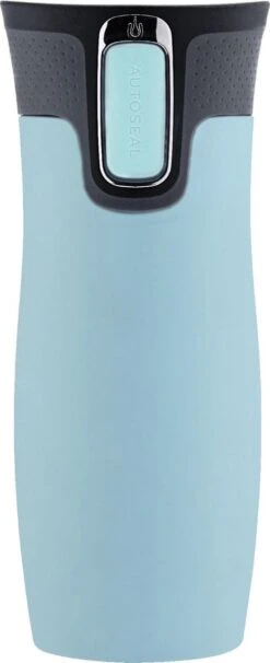 Contigo Thermosfles - Lichtblauw - Zwart