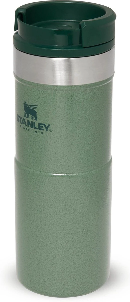 Stanley The NeverLeak™ Travel Mug 0,35L NEW - Thermosfles - Hammertone Green 8 Stanley The NeverLeak™ Travel Mug 0,35L NEW - Thermosfles - Hammertone Green - Afbeelding 8