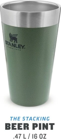 Stanley The Stacking Beer Pint 0,47l - Beker - Hammertone Green 26 Stanley The Stacking Beer Pint 0,47l - Beker - Hammertone Green -Servies Serie Winkel 532x1200