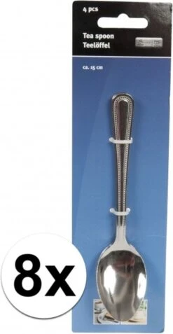 Merkloos 8x Stuks Sierlijke Grote Thee/dessertlepeltjes - Bestek - 15 Cm Van RVS 5 Merkloos 8x Stuks Sierlijke Grote Thee/dessertlepeltjes - Bestek - 15 Cm Van RVS -Servies Serie Winkel 622x1200 1
