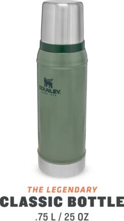 Stanley The Legendary Classic Bottle 0,75L - Thermosfles - Hammertone Green -Servies Serie Winkel 677x1200