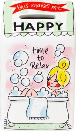 Blond Amsterdam, Happy - Spaarhuisje -Servies Serie Winkel 694x1200