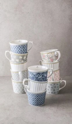 Laura Ashley Giftset 2 Bekers Assorti Bloem 30 Cl. -Servies Serie Winkel 699x1200