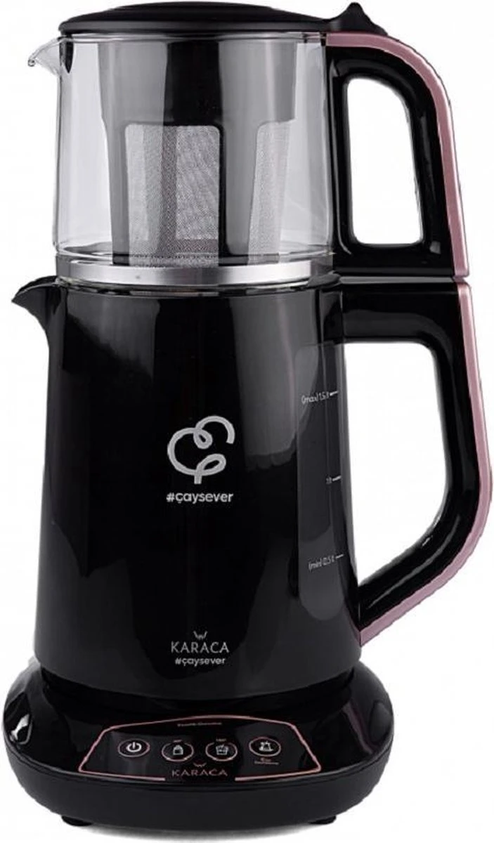 Karaca Caysever Caydanlik - Turkse Theepot Elektrisch - Theepot Kan Praten 1 Karaca Caysever Caydanlik - Turkse Theepot Elektrisch - Theepot Kan Praten