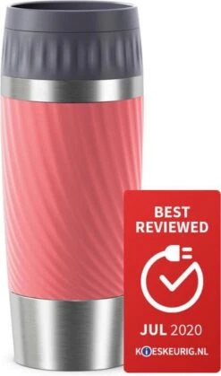 Tefal Travel Mug Easy Twist Thermobeker - Koraalrood - 0,36 Liter -Servies Serie Winkel 708x1200