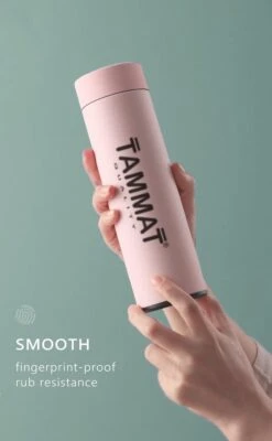 Slimme Thermosfles Met LCD Temperatuur Display - Curver Isolatiefles 500 ML - Rubber Coating - Dubbelwandige Thermosfles - Thermosbeker - Isoleerfles - Thermoskan - Travel Mug - Bidon Drinkfles - Koffiebeker - Drinkflessen - RVS - Smart Thermos -Servies Serie Winkel 741x1200