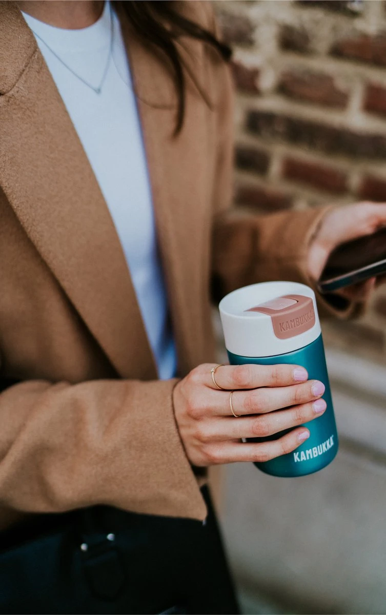 Kambukka Olympus Thermosbeker 300 Ml - Makkelijk Reinigen - Lekvrije Koffiebeker - RVS - Enchanted Forest 9 Kambukka Olympus Thermosbeker 300 Ml - Makkelijk Reinigen - Lekvrije Koffiebeker - RVS - Enchanted Forest - Afbeelding 9