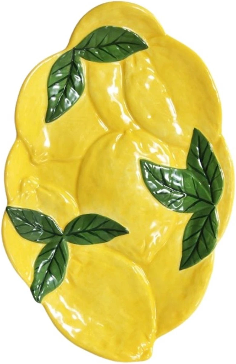 &Klevering - Citroen Bord 28,5cm - Schalen 2 &Klevering - Citroen Bord 28,5cm - Schalen - Afbeelding 2