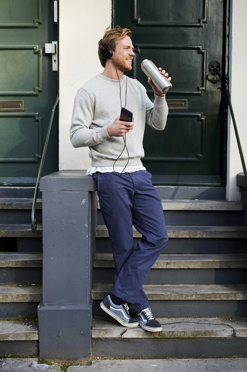 Mepal – Isoleerfles Ellipse 350 Ml – Houdt Je Drankje 9 Uur Warm En 12 Uur Koud – Natural Brushed – Geschikt Voor Bruiswater – Thermosfles – Lekdicht 2 Mepal – Isoleerfles Ellipse 350 Ml – Houdt Je Drankje 9 Uur Warm En 12 Uur Koud – Natural Brushed – Geschikt Voor Bruiswater – Thermosfles – Lekdicht - Afbeelding 2