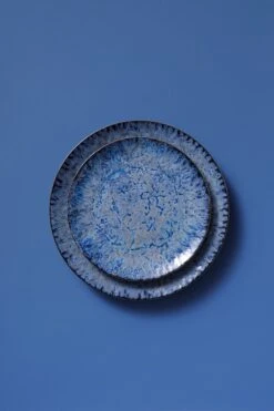 Palmer Serviesset Lester Stoneware 6-persoons 24-delig Zwart Blauw -Servies Serie Winkel 800x1200 32