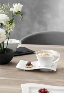Villeroy & Boch New Wave Cappuccinoset - 8 Delig - Wit 8 Villeroy & Boch New Wave Cappuccinoset - 8 Delig - Wit -Servies Serie Winkel 830x1200