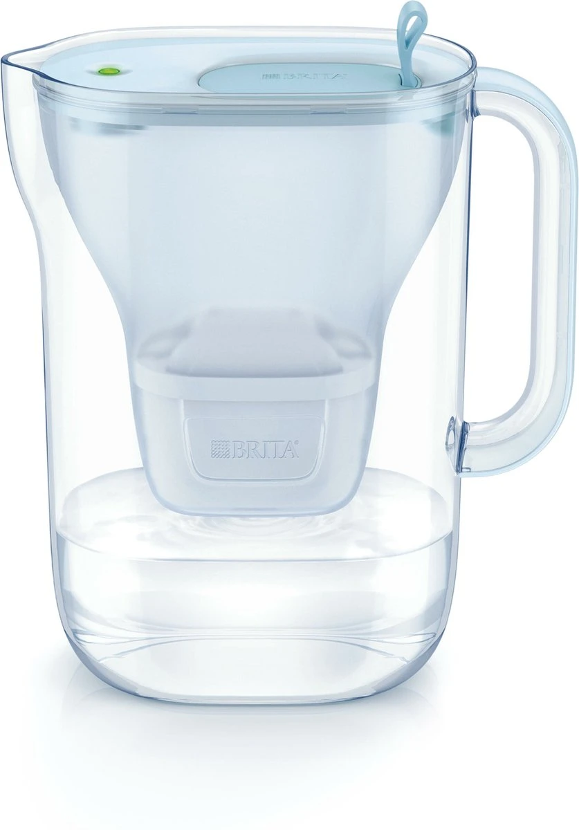 BRITA Waterfilterbundel Style Eco Cool Powder Blue + 3 MAXTRA+ Filterpatronen 4 BRITA Waterfilterbundel Style Eco Cool Powder Blue + 3 MAXTRA+ Filterpatronen - Afbeelding 4