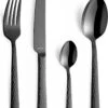 Amefa Felicity Bestekset - Zwart - 24 Delige Bestek Set - 6 Persoons