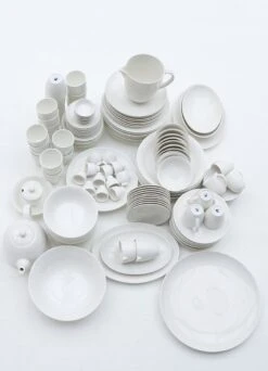 Vtwonen 4 Koffiekopjes Met Schoteltjes - Wit - Porselein - 100ml -Servies Serie Winkel 866x1200 3