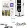 Big Berkey Set: Waterfilter 8,5L + RVS Kraantje + Standaard