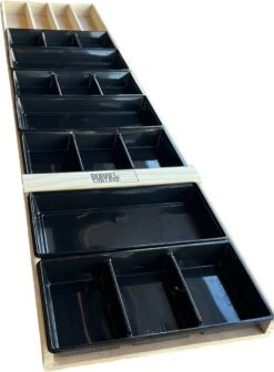 Sjoelbak - Borrelsjoelbak - Hapjesplank - Borrelplank - Mini Sjoelbak 120 Cm Met Zwarte Bakjes - Kleine Sjoelbakken -Servies Serie Winkel 882x1200 2