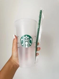 Starbucks Beker - Drinkbeker - Met Rietje En Deksel - Herbruikbaar- Ijskoffie Beker- Milkshake Beker -Servies Serie Winkel 900x1200 6