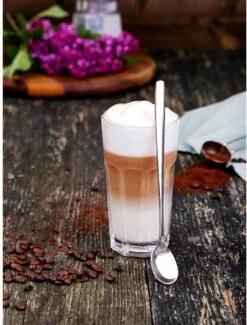 Merkloos Latte Macchiato Lepels – RVS Lange Yoghurt, Dessert Of Koffie Lepeltjes – Set Van 6 Stuks -Servies Serie Winkel 912x1200 3