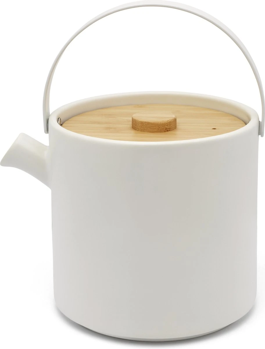Bredemeijer - Theeset Umea Theepot 1.2L Met Theelichtwarmer - Mat Wit 2 Bredemeijer - Theeset Umea Theepot 1.2L Met Theelichtwarmer - Mat Wit - Afbeelding 2