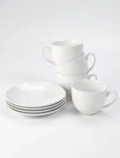 JT Serviesset - Wit - 35delig - 4 Persoons - Luxe Reliëf Design 14 JT Serviesset - Wit - 35delig - 4 Persoons - Luxe Reliëf Design -Servies Serie Winkel 917x1200