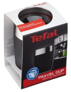 Tefal Travel Mug Thermobeker - 200 Ml - RVS/Zwart -Servies Serie Winkel 927x1200
