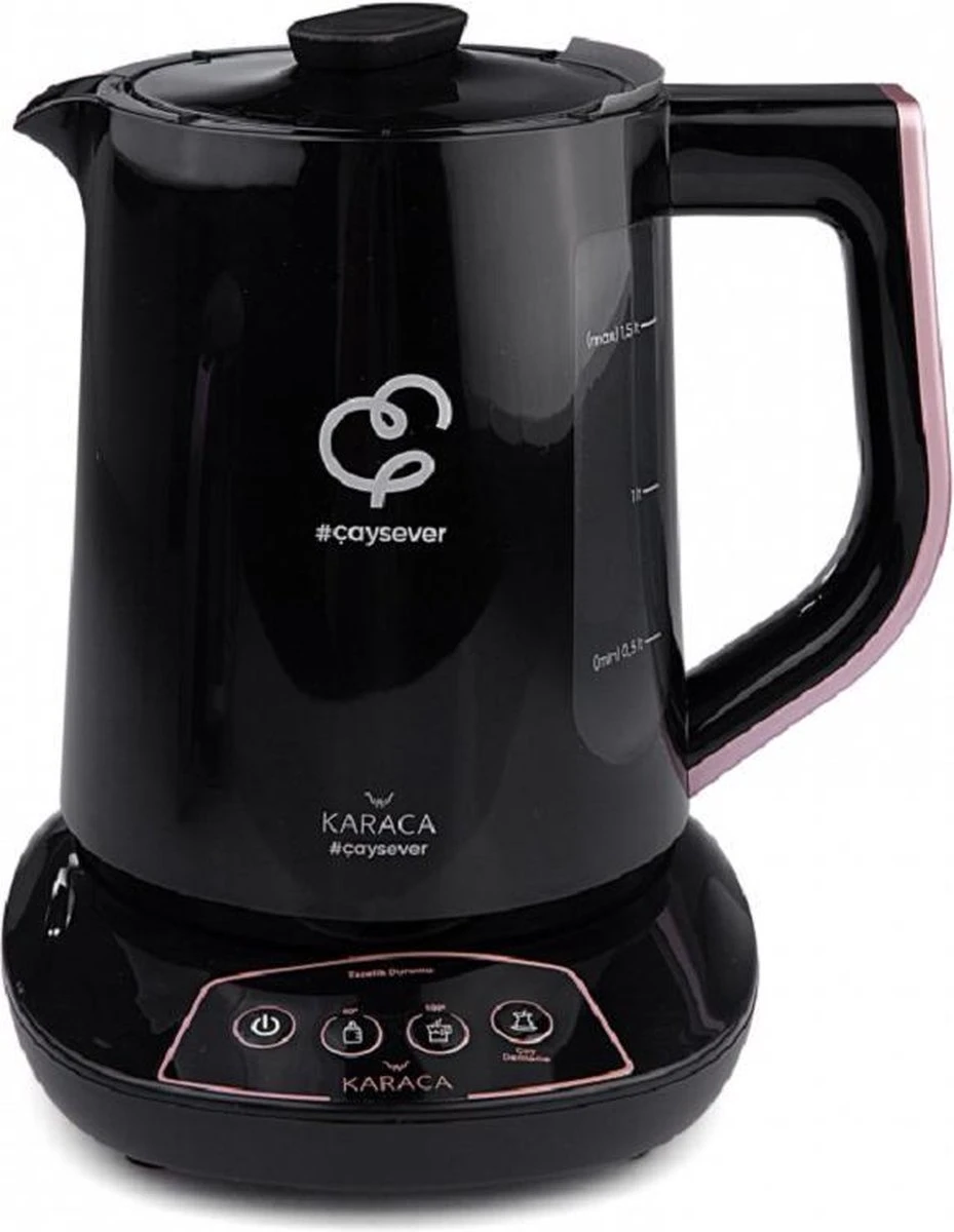 Karaca Caysever Caydanlik - Turkse Theepot Elektrisch - Theepot Kan Praten 2 Karaca Caysever Caydanlik - Turkse Theepot Elektrisch - Theepot Kan Praten - Afbeelding 2