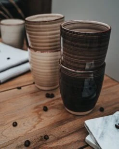 Koffiekopjes - Industrieel Grijs - Koffiebeker - Unieke Kleuren - Set Van 12 Kopjes (ook Los Verkrijgbaar) - 160ML En 340ML - Porselein - Hip En Trendy -Servies Serie Winkel 960x1200 7