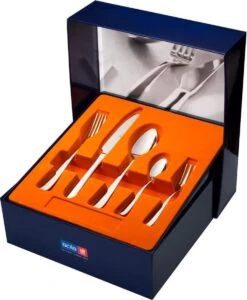 Sola Bestekset Fleurie - Modern - 12 Persoons - 64 Delig - Zilverwit Edelstaal 18/10 - RVS - Zilver -Servies Serie Winkel 987x1200 4